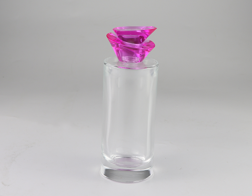 Frosted Glass Cosmetic Bottle